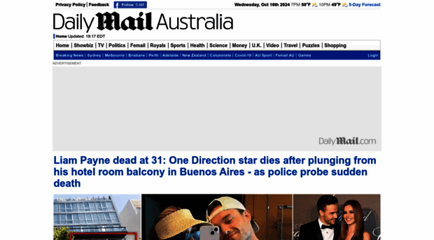 dailymail.com.au - Australia Home | Daily Mail On... - Daily Mail