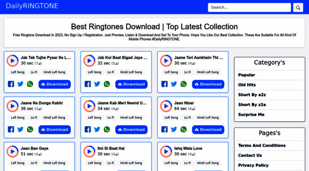 dailyringtone.in