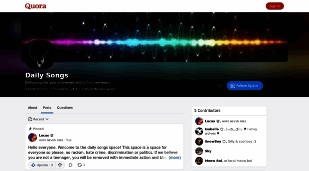 dailysongs.quora.com