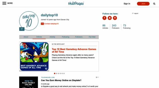 dailytop10.hubpages.com