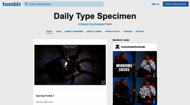 dailytypespecimen.com