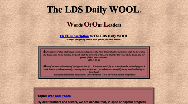 dailywool.net