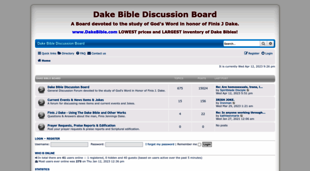 dakebibleboard.com