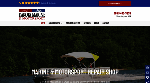 dakotamarineandmotorsport.com