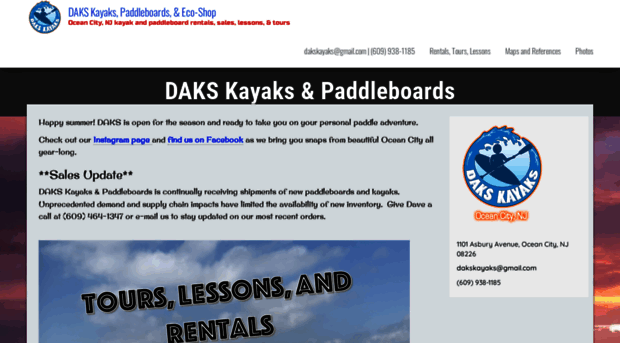 dakskayaks.com