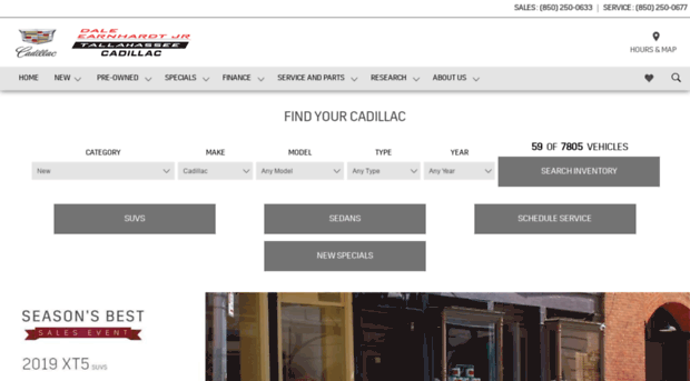 daleearnhardtjrcadillac.com