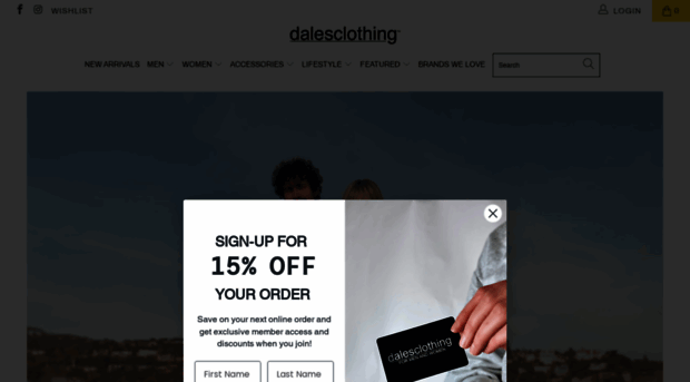 dalesclothing.com