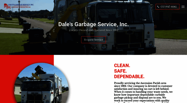 dalesgarbageservice.com