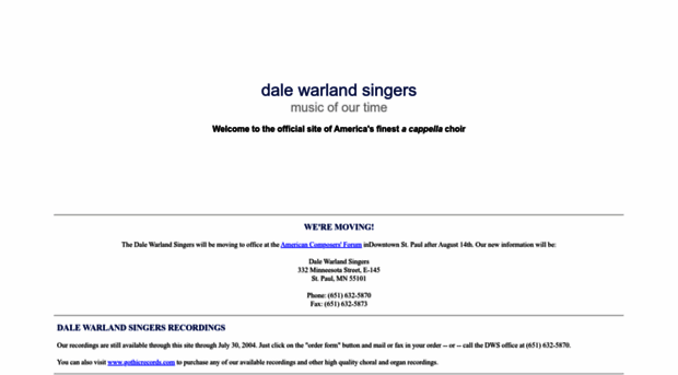 dalewarlandsingers.org