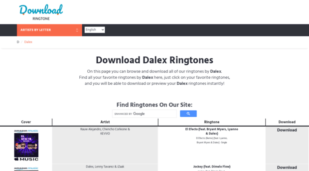 dalex.download-ringtone.com