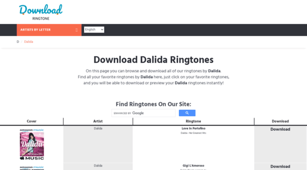 dalida.download-ringtone.com