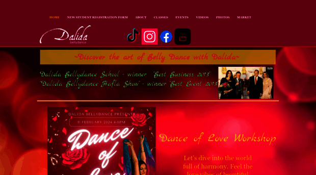 dalidabellydance.com