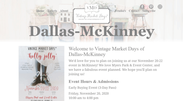 dallas-mckinney.vintagemarketdays.com