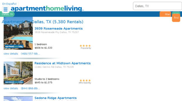 dallas.apartmenthomeliving.com