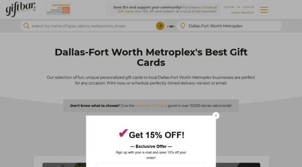 dallas.giftbar.com