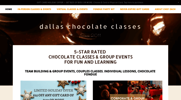 dallaschocolateclasses.com