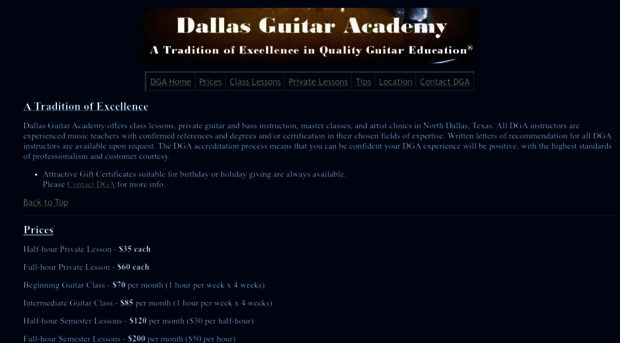 dallasguitaracademy.com