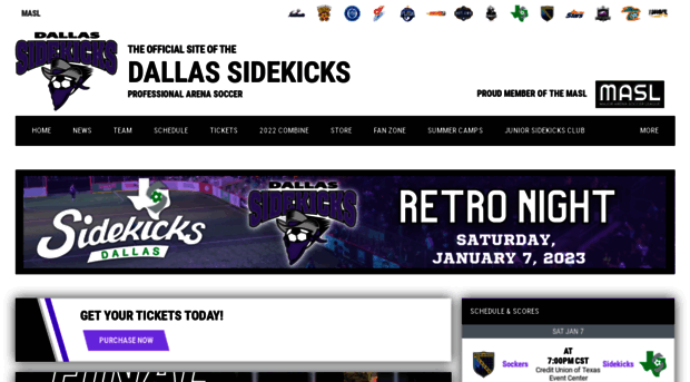 dallassidekicks.com