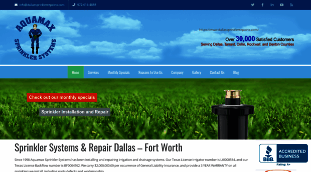 dallassprinklerrepairtx.com