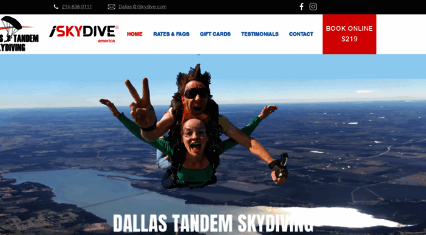 dallastandemskydiving.com