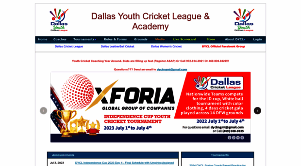 dallasyouthcricket.com