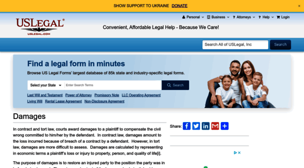 damages.uslegal.com