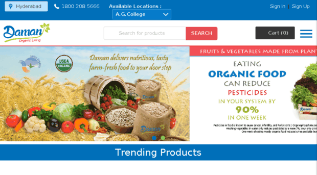 damanorganicliving.com