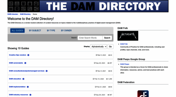 damdirectory.libguides.com