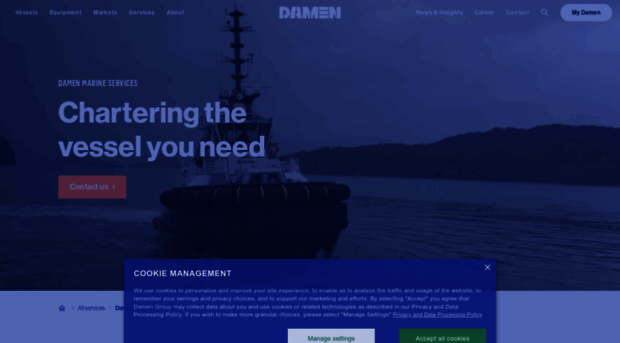 damenmarineservices.com