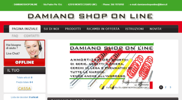 damianoshoponline.com