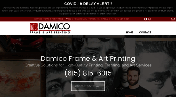 damicoframeandprintfranklin.com