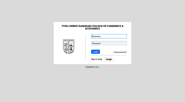 damodarcollege.fedena.com