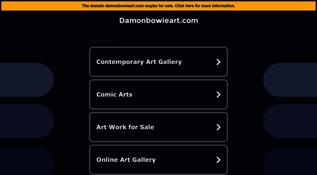 damonbowieart.com