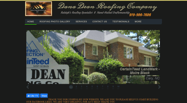 danadeancoroofing.com