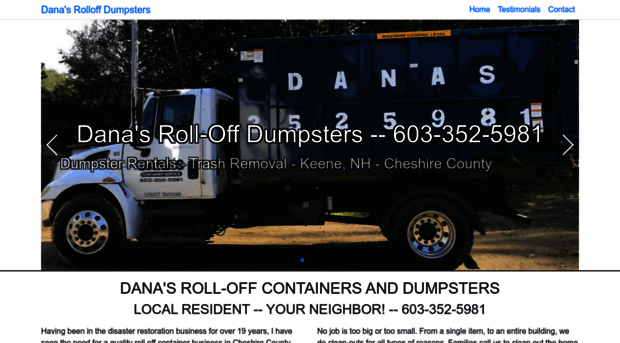 danasrolloffdumpsters.com