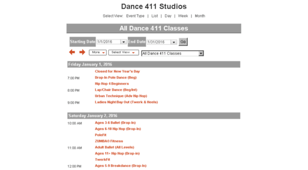 dance411studios.mhsoftware.com