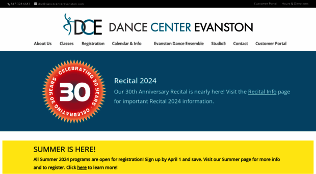 dancecenterevanston.com