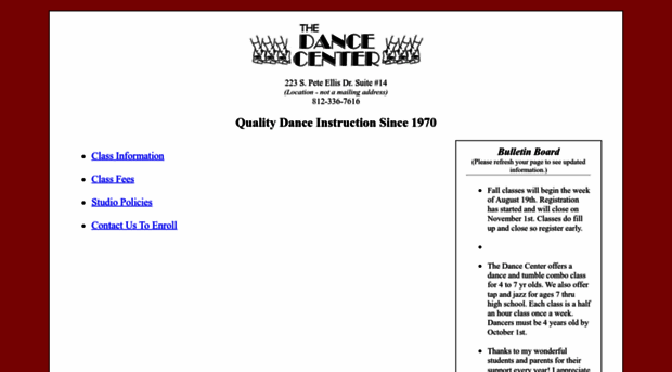 dancecenterstudio.com