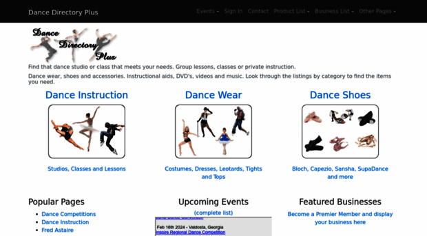 dancedirectoryplus.com