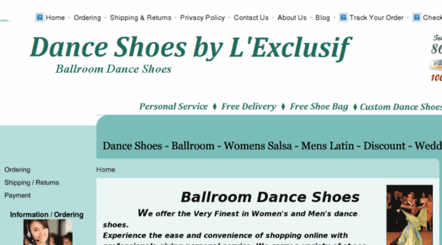 danceshoesbylexclusif.com