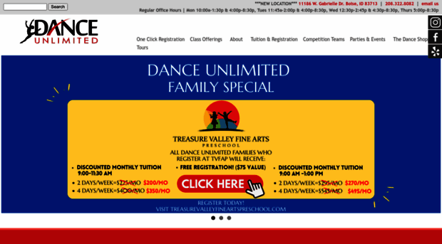 danceunlimitedstudios.com