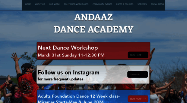 dancewithandaaz.com