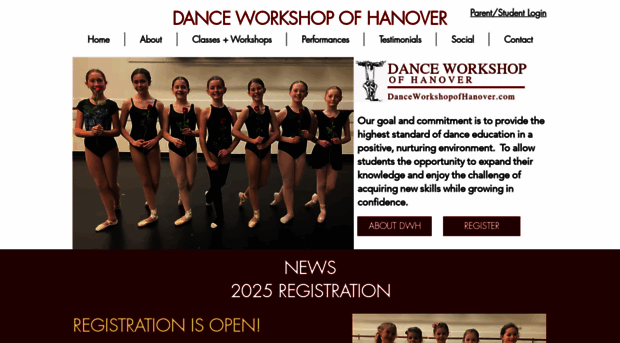 danceworkshopofhanover.com