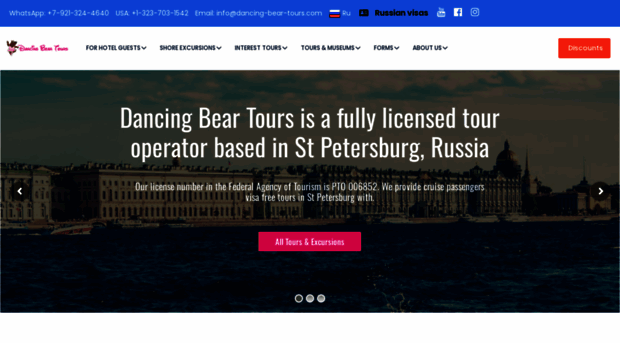 dancing-bear-tours.com