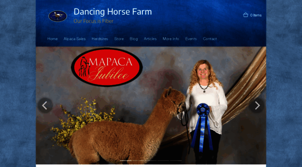 dancinghorsealpacas.com