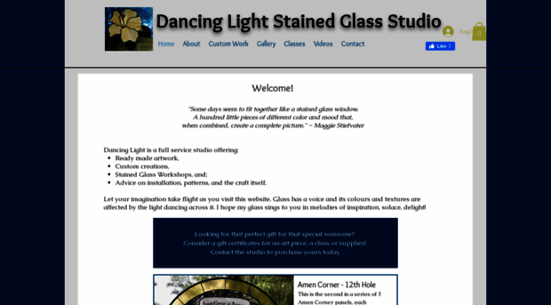 dancinglightglass.com