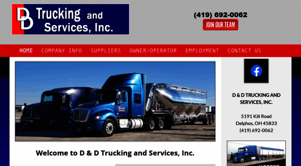 danddtrucking.com