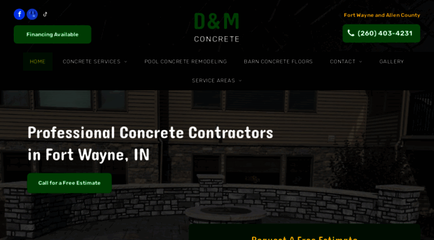 dandmconcretefw.com