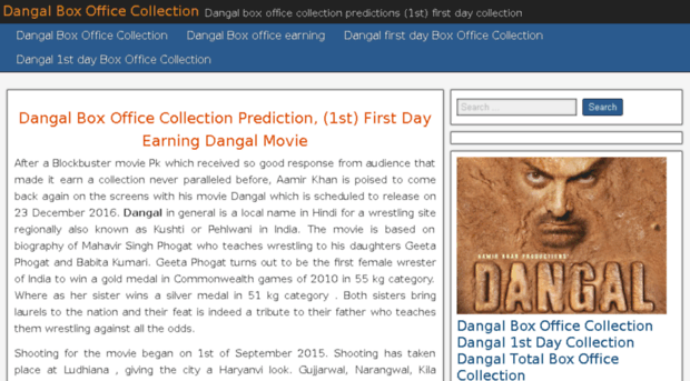 dangalboxofficecollectionincome.in