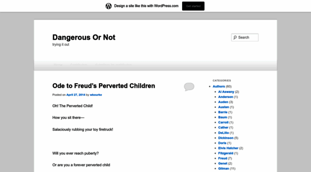 dangerousornot.wordpress.com